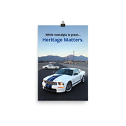 Shelby GT & Shelby GT350R "Heritage" Print