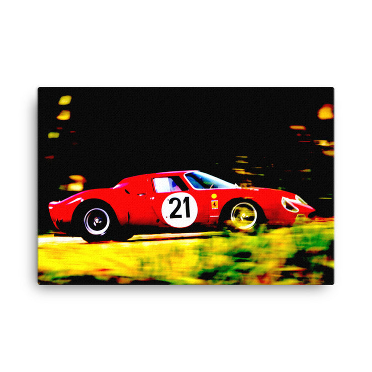 Ferrari 250 LM 24x36 inch Canvas Print