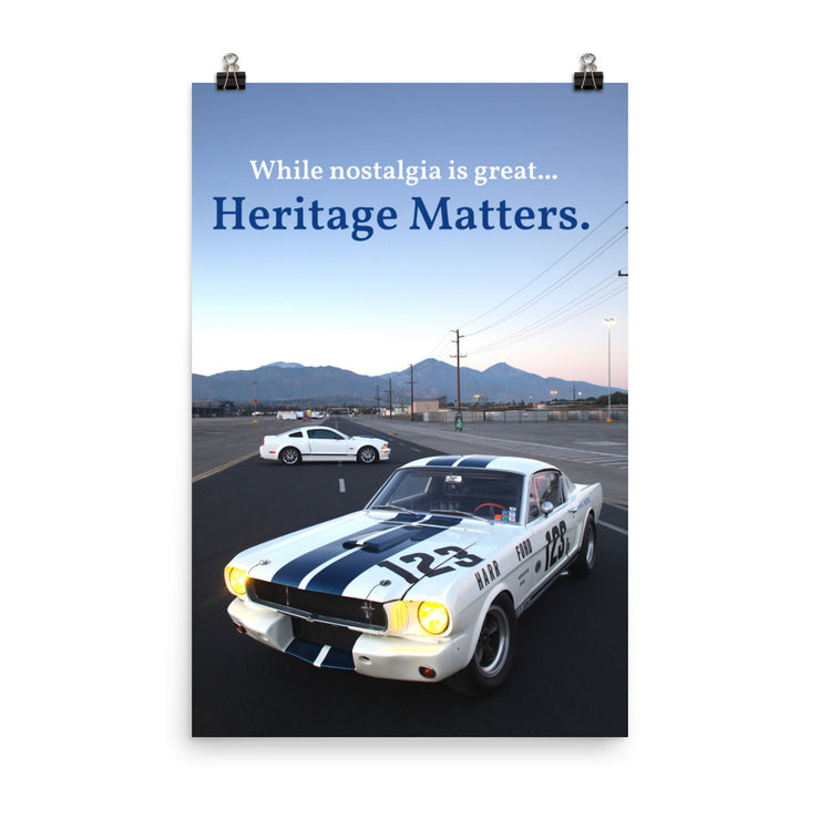 Shelby GT350R & Shelby GT "Heritage" Print